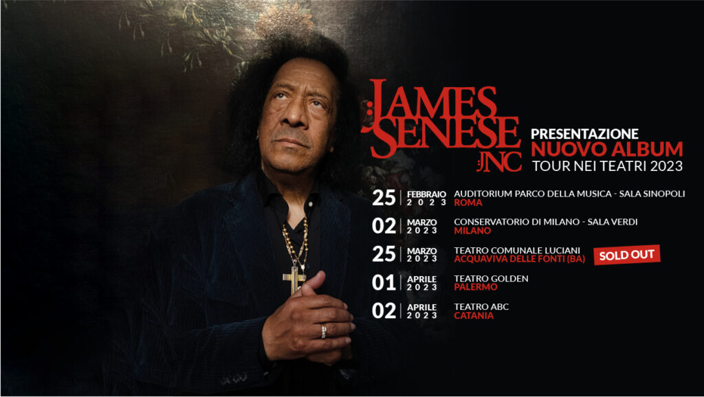 James Senese in tour nei teatri