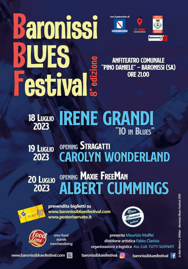 Programma completo Baronissi Blues Festival 2023